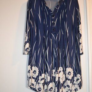 Blue and white Reborn Tunic